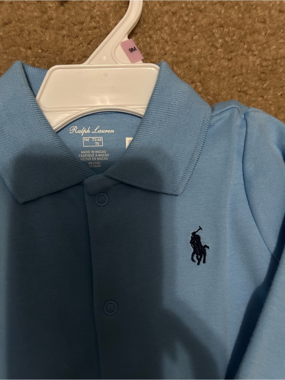 Polo Ralph Lauren
Baby Boys Cotton Classic Polo Coverall 4 jumpsuits (9 months) - Picture 4 of 8